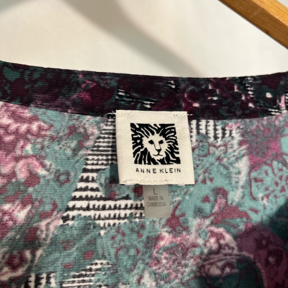 Anne Klein top - sz L - Picture 3 of 4